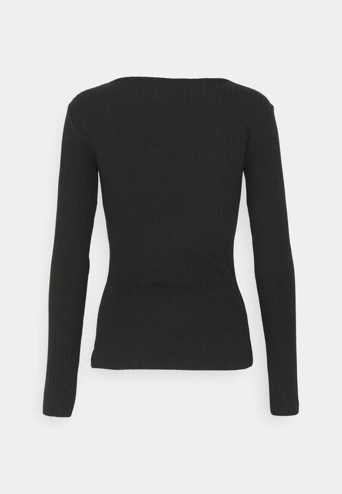 T-Shirt ANNA FIELD Anna Field Long Sleeved Top Noir Femme | QAF-8820123